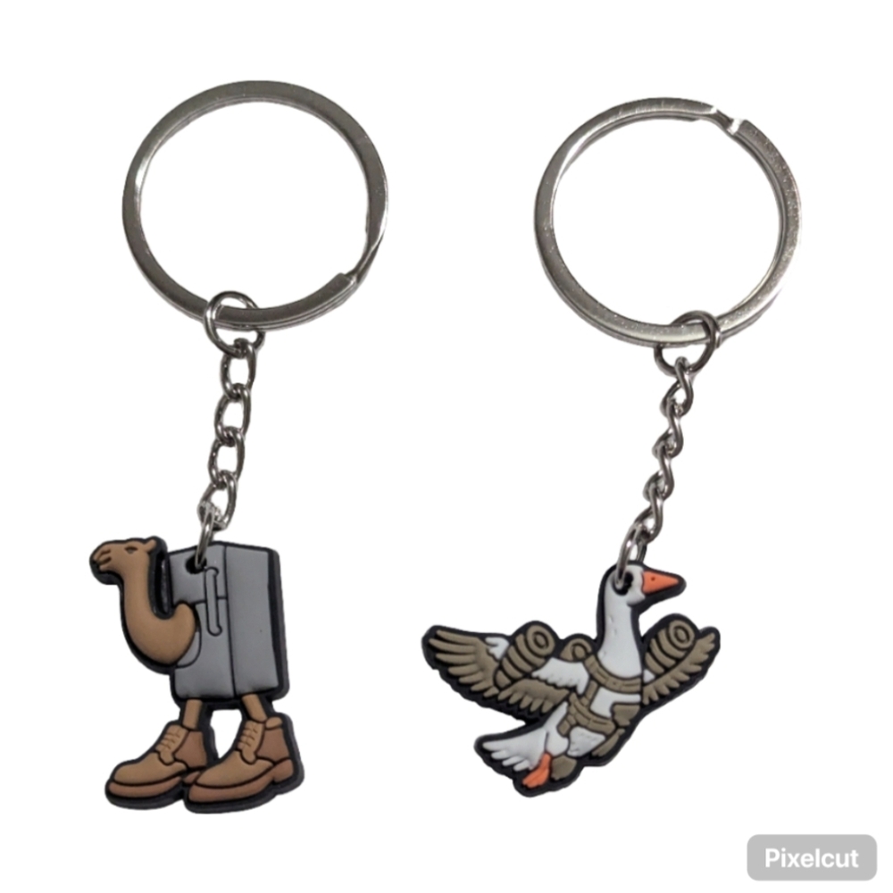 Novelty Funny Meme Inspired Italian Brainrot Keychain Set